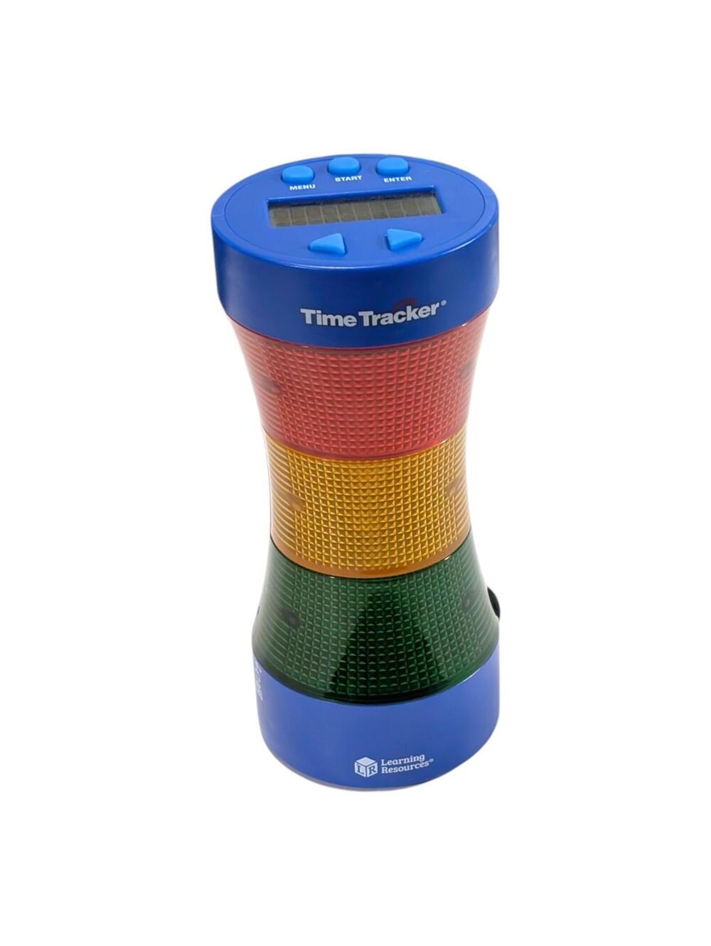 Learning Resources Time Tracker Visual Clock LER6900 Light Up Timer Works Great